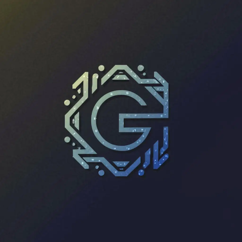 a logo design,with the text "G", main symbol:frost,Moderate,clear background