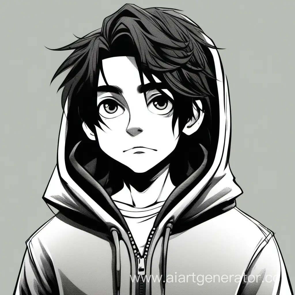 Cartoonish-Boy-in-Stylish-Zip-Hoodie-with-Dark-Long-Hair