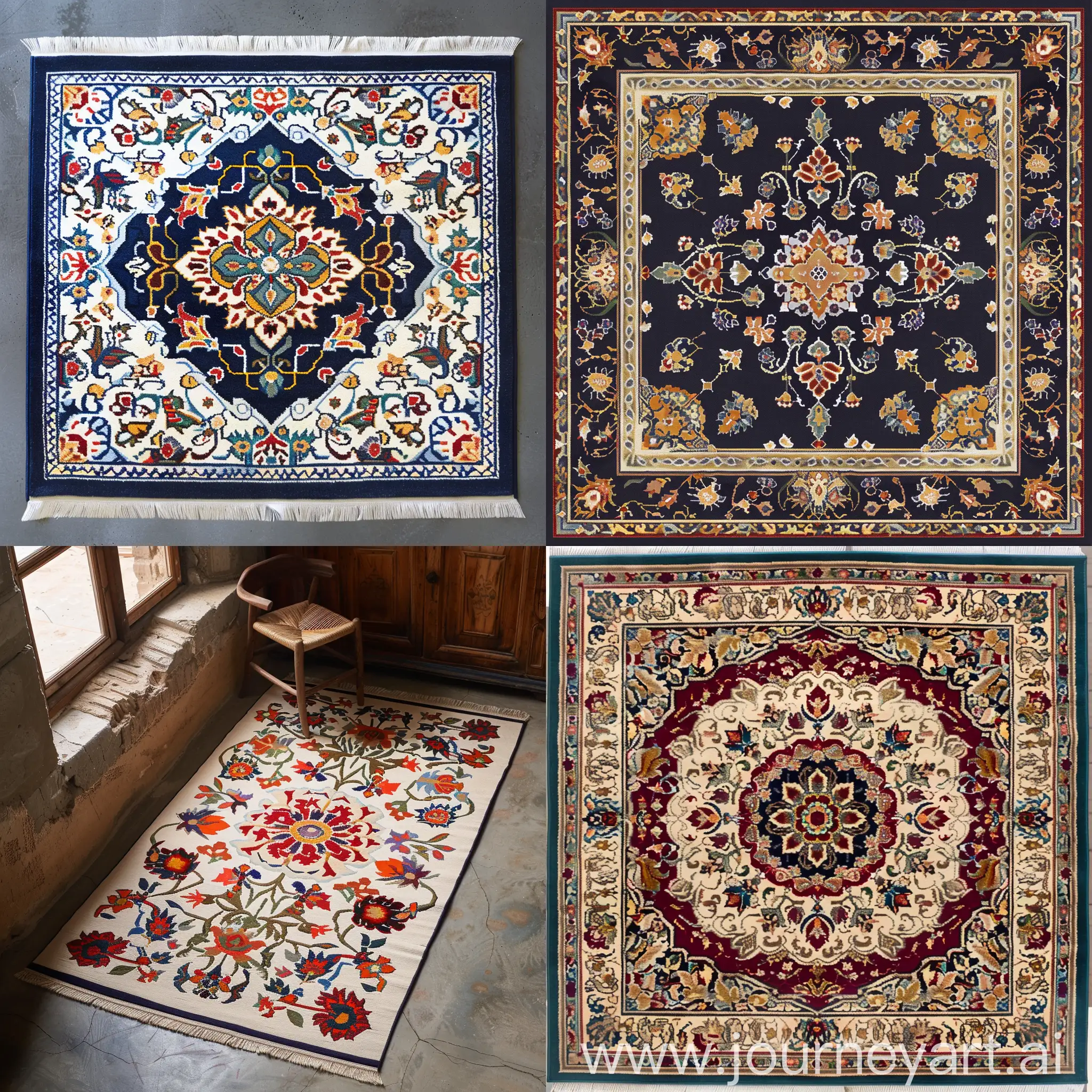 Arabesque-MachineMade-Carpet-Design-with-Intricate-Patterns