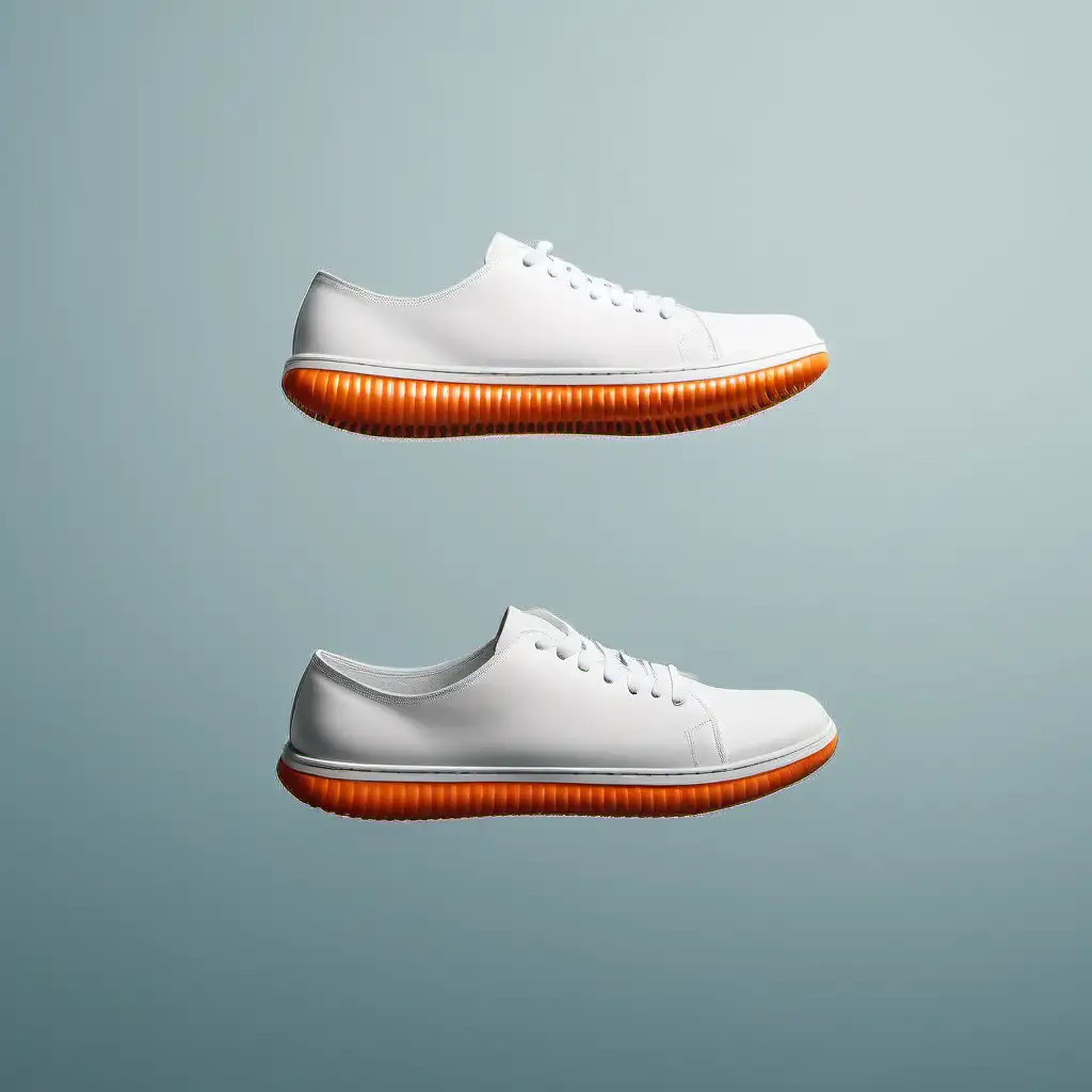 minimalist shoes floating