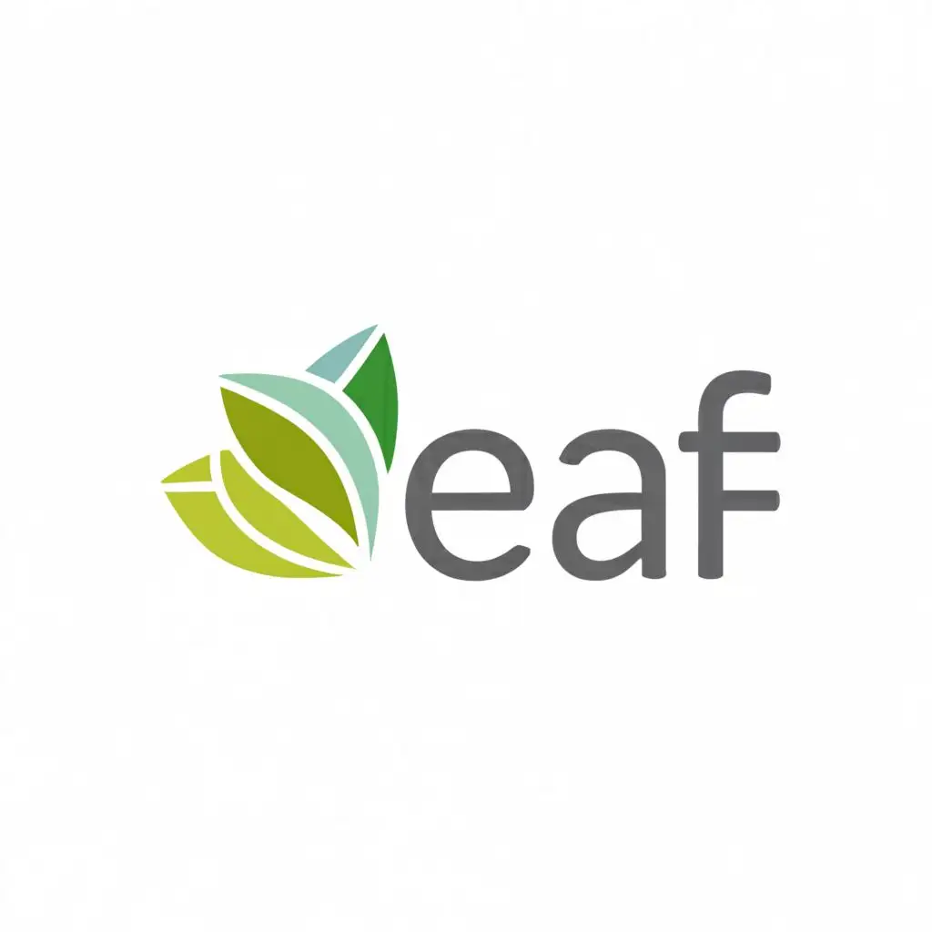 a logo design,with the text "leaf", main symbol:green color leaf,Moderate,clear background