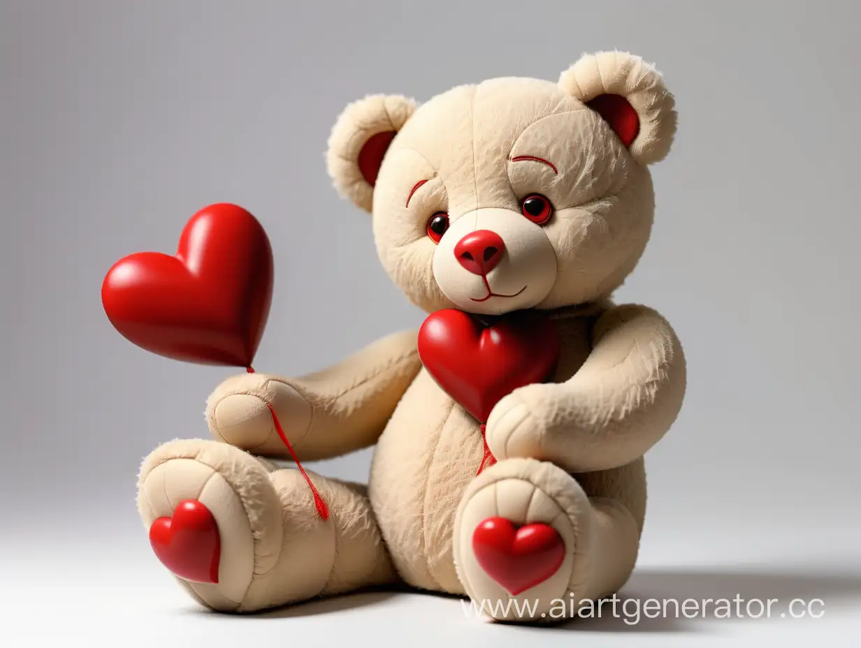 Cuddly-Beige-Teddy-Bear-Holding-a-Heart-on-a-White-Background