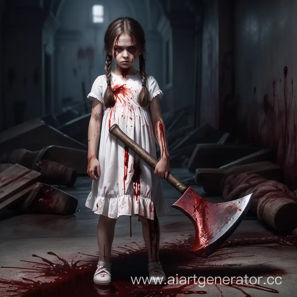 5YearOld-Girl-Stands-Amidst-City-Destruction-with-Bloodied-Axe