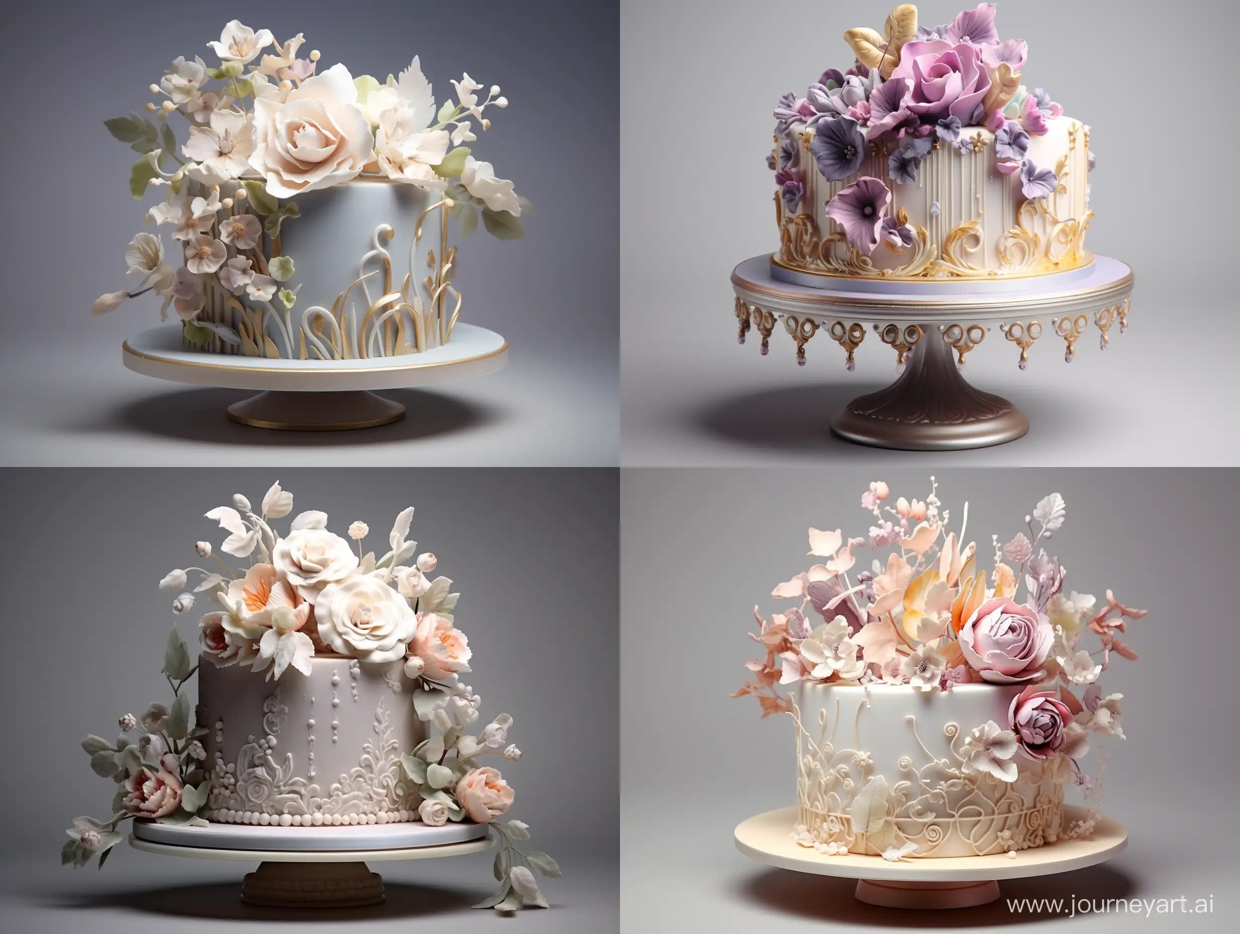 Elegant-SingleTier-3D-Cake-in-Light-Tones