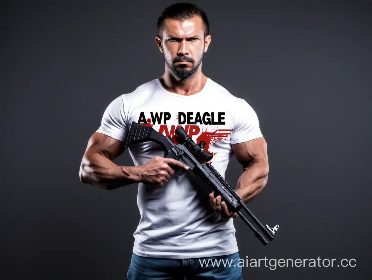 Muscular-Man-Holding-AWP-and-Deagle-Pro-Weapons-with-Allies-in-the-Background