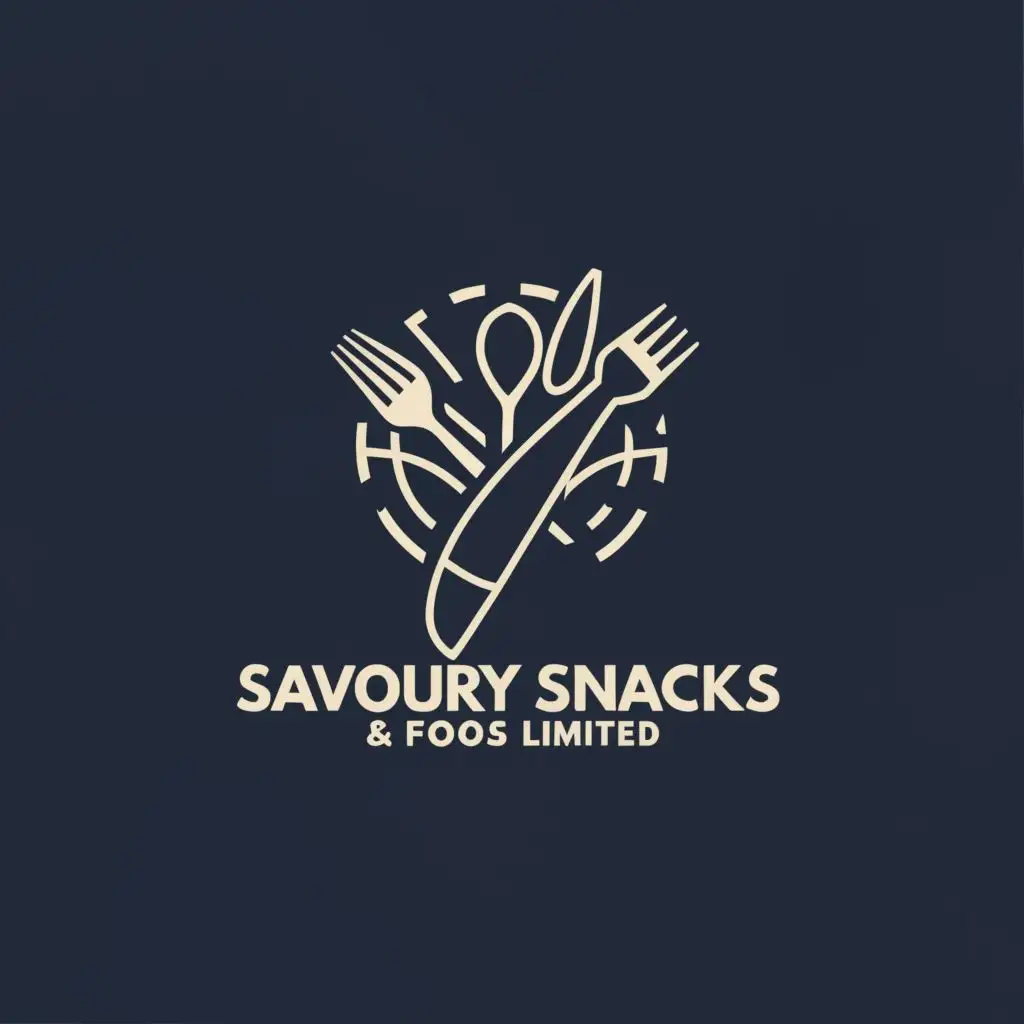 LOGO-Design-for-Savory-Snacks-Foods-Limited-Blue-Background-with-Wellness-Theme-and-Establishment-Year