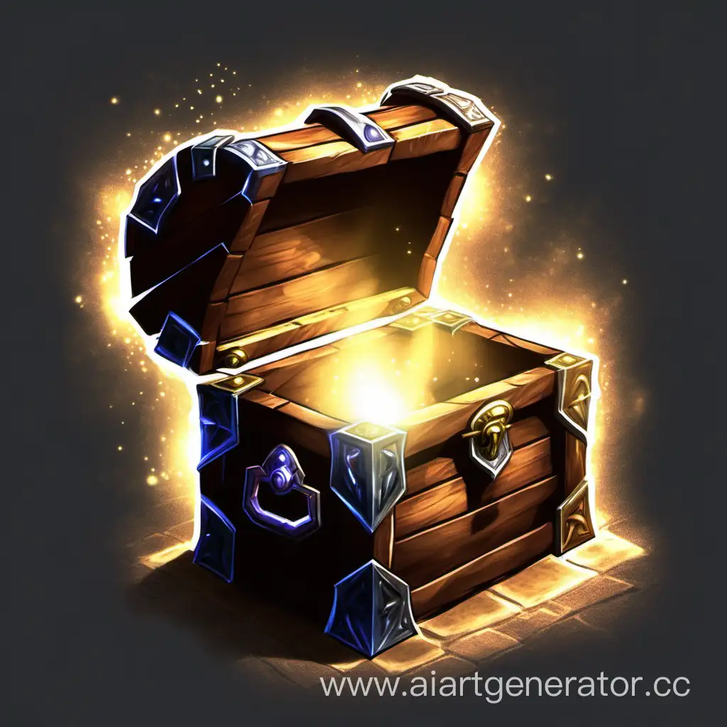 Enchanting-Glow-from-a-Slightly-Ajar-Magical-Chest