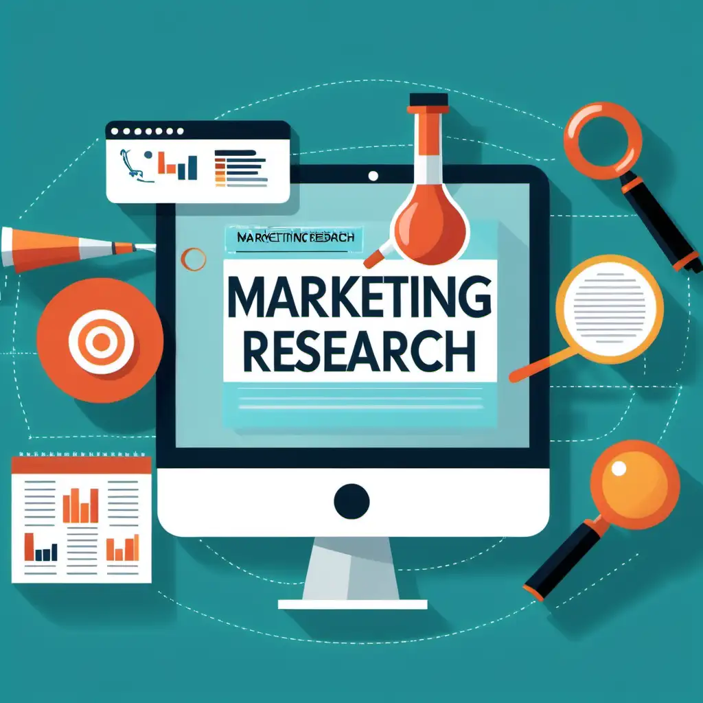 create an image representing marketing research