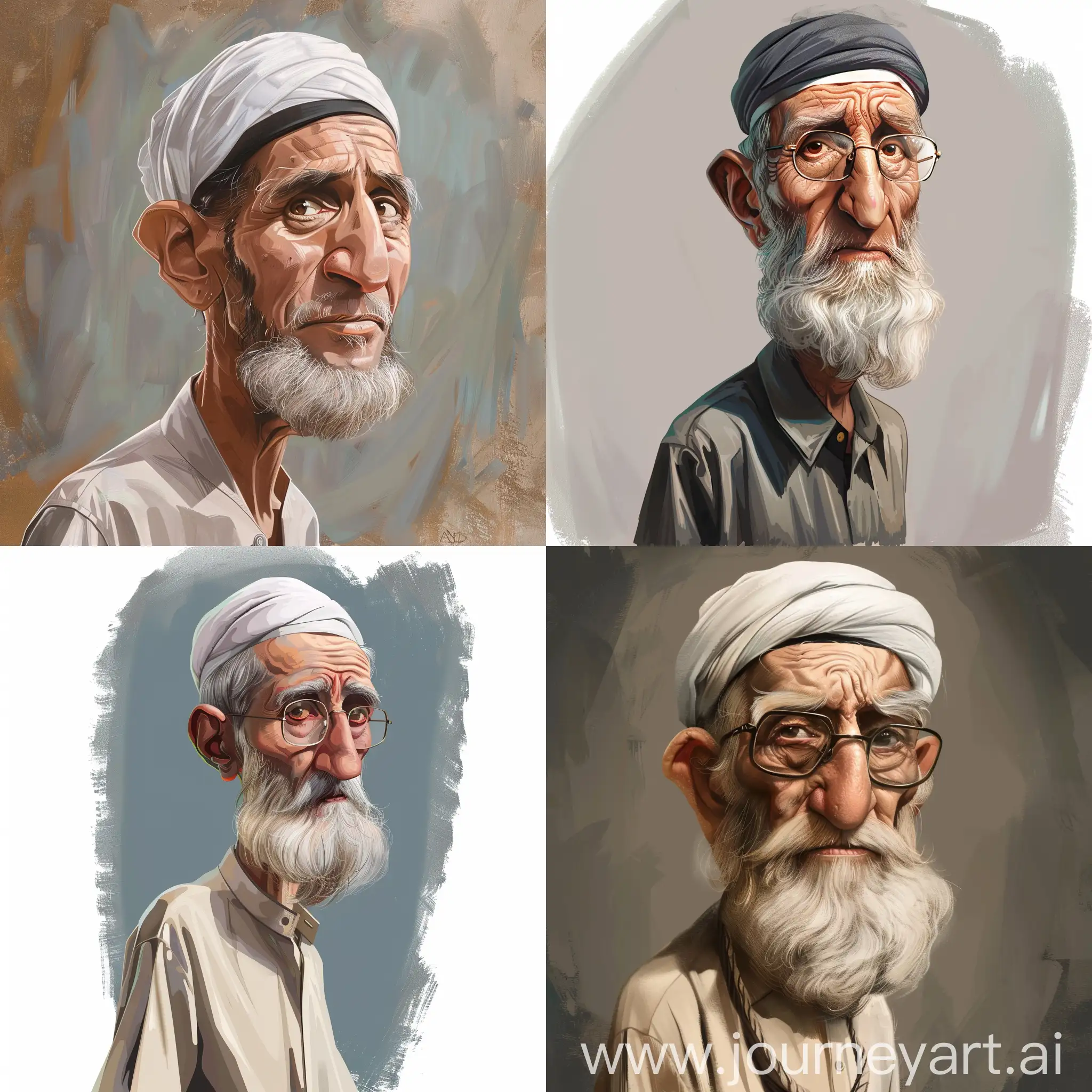 Man Mohammedan caricature 