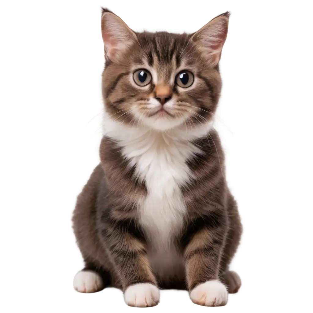 Adorable-PNG-Image-of-a-Cute-Cat-Enhance-Your-Design-with-HighQuality-Feline-Charm