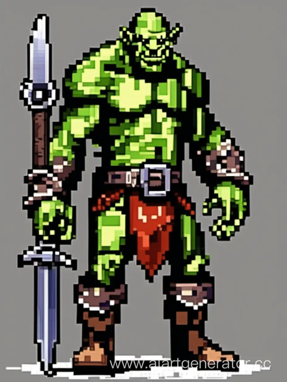 Mighty-Pixel-Orc-Warrior-Stands-Tall-with-Weapon