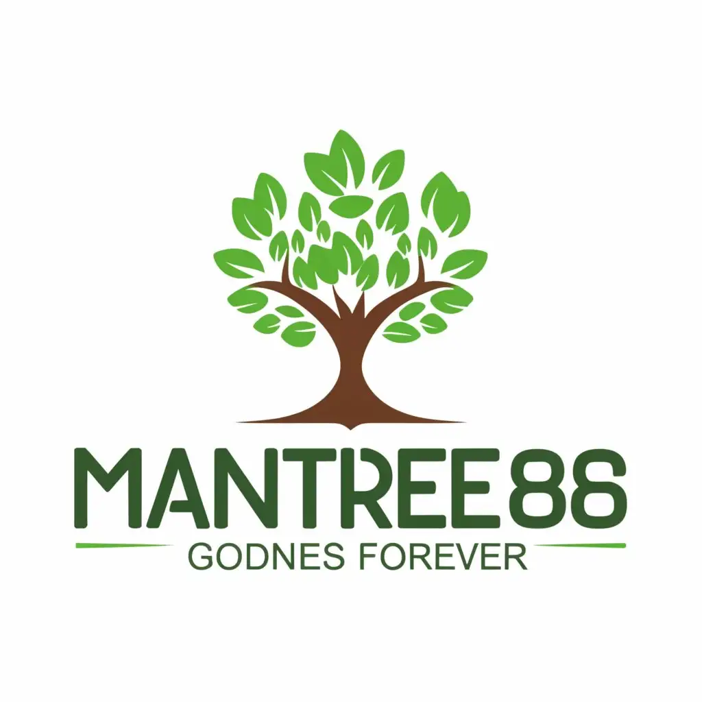 a logo design,with the text "Mantree86", main symbol:Goodness Forever,Moderate,clear background