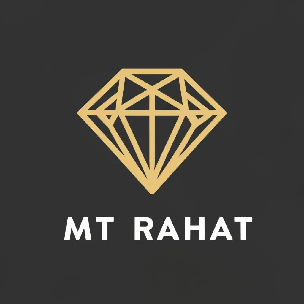 LOGO-Design-For-MT-RAHAT-Elegant-Diamond-Emblem-with-Distinct-Typography