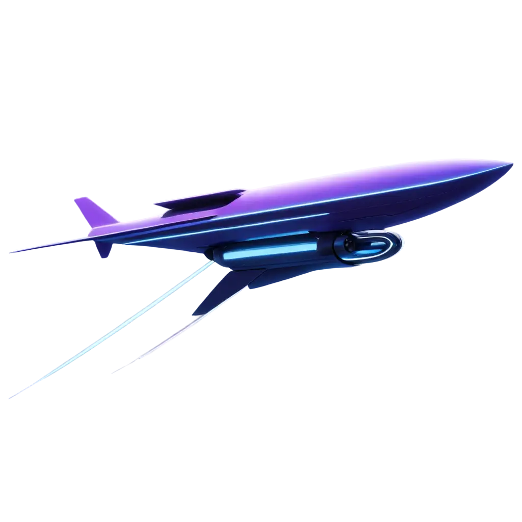 starship, toy vector design, digital art, purple and blue navy colors, moving, floating, fly, future, space, holographic