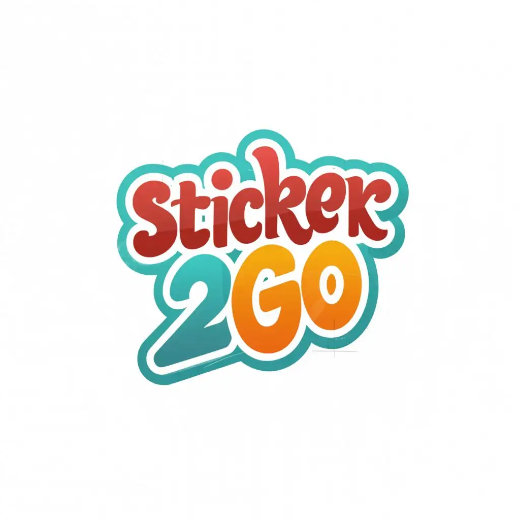 a logo design,with the text "Sticker2Go", main symbol:A Sticker,complex,be used in Internet industry,clear background