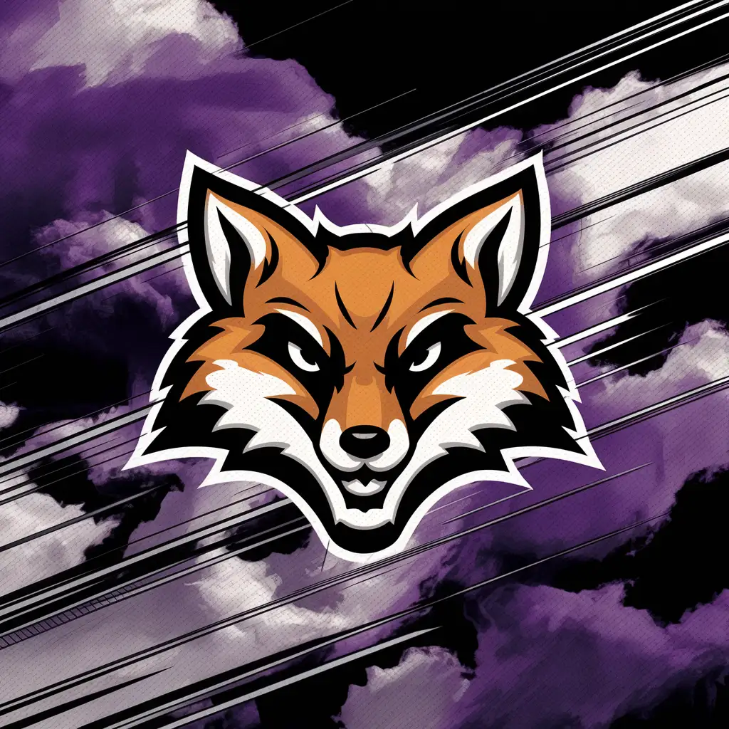 Wicked-Fox-Head-Logo-with-JapaneseInspired-Purple-and-White-Background