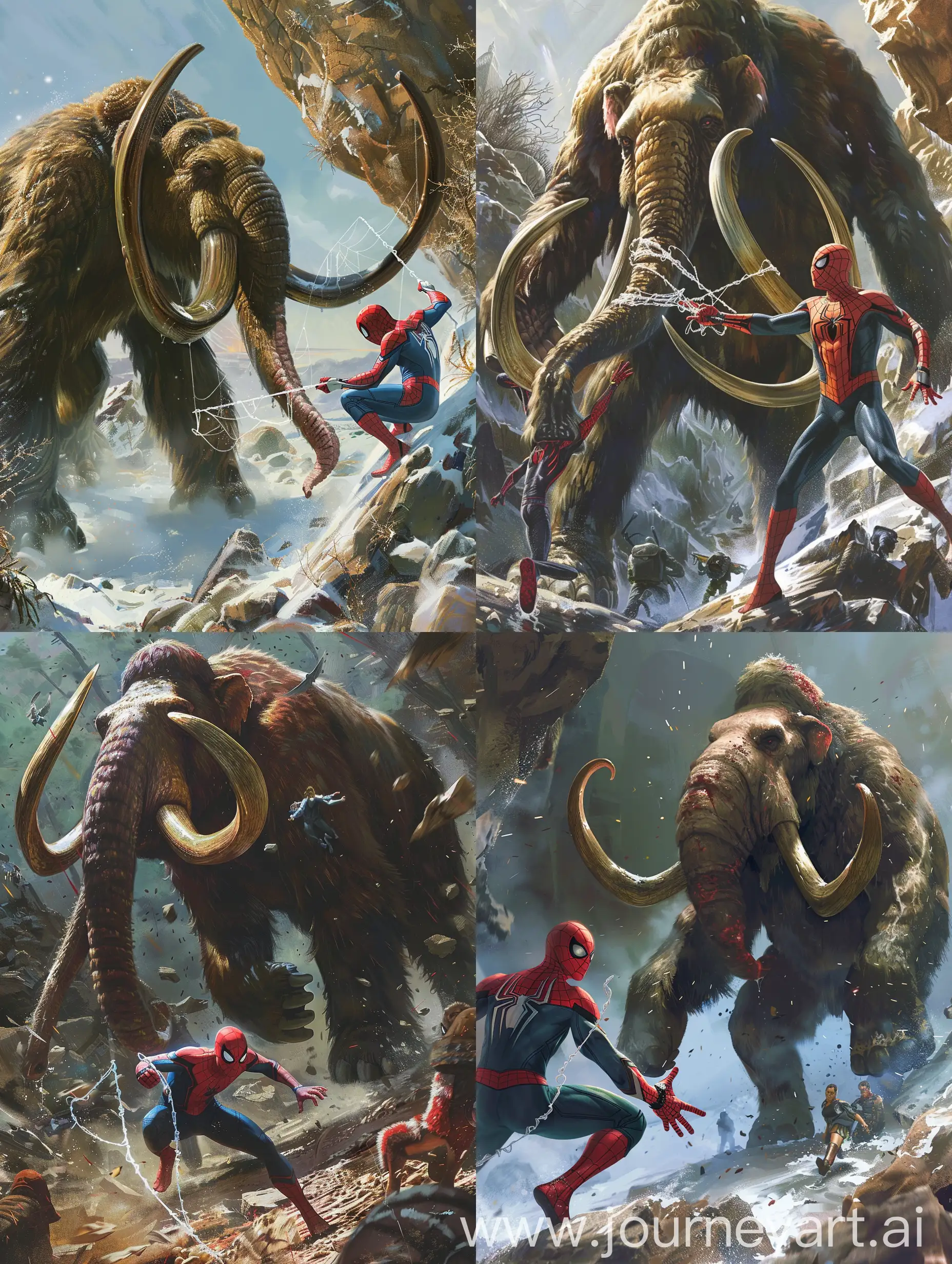 Epic-Battle-Mammoth-vs-SpiderMan