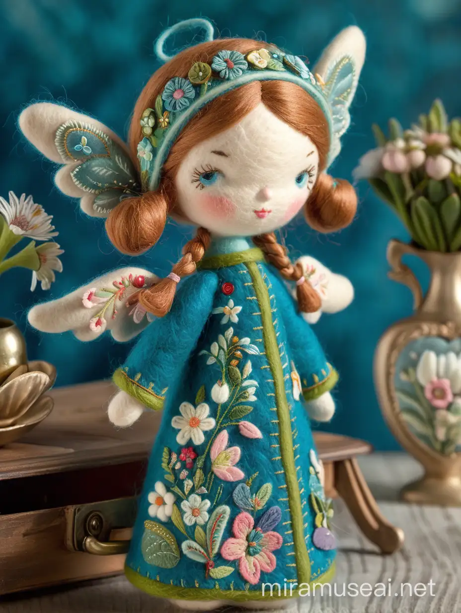 Enchanting Spring Angels in a PIP STUDIO Pavoni Blue Fantasy World