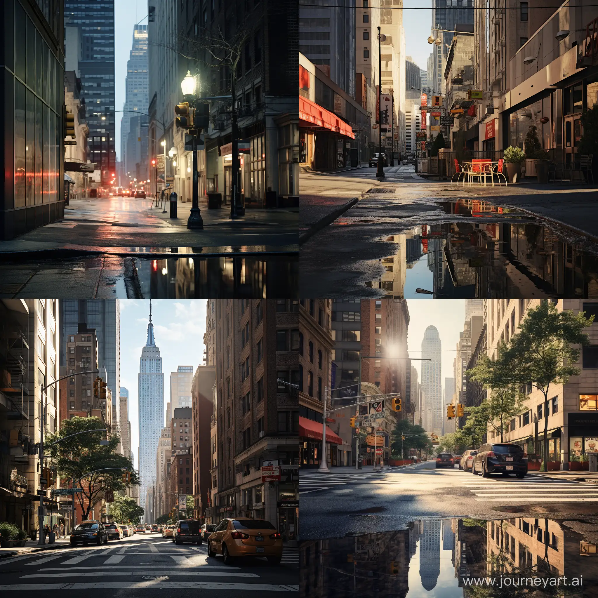 New York, street ,Quiet, reality;1.5