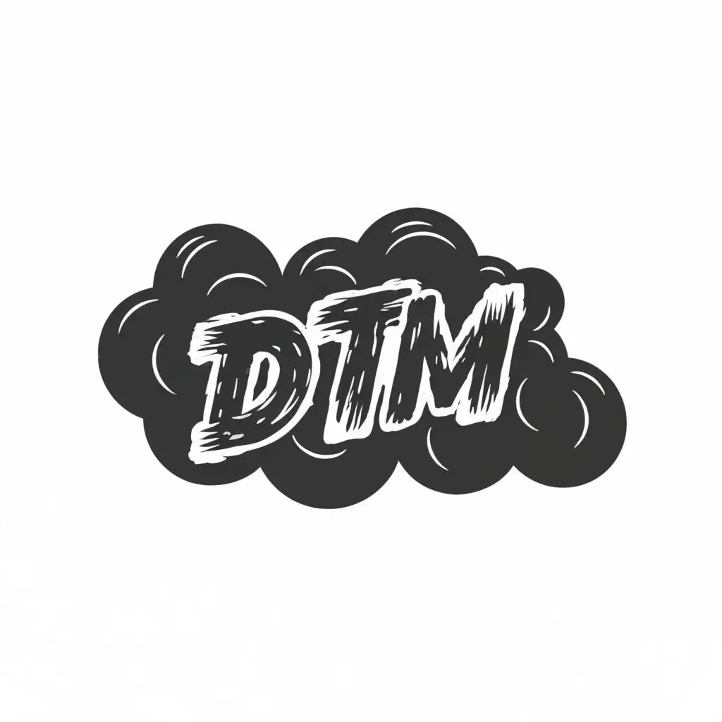 LOGO-Design-For-DTM-Empowering-Protest-Revolution-with-Smoke-Cloud-Typography