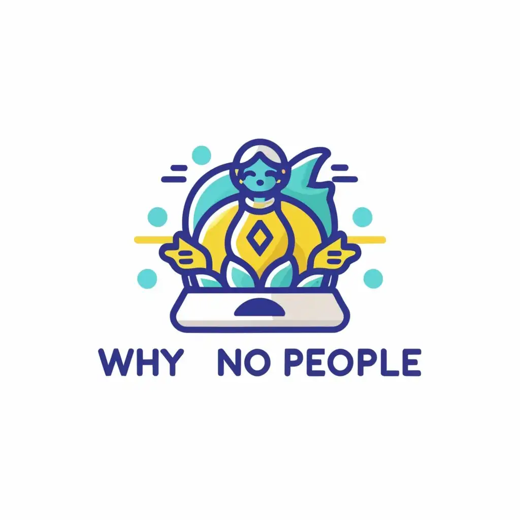 Logo-Design-for-Why-No-People-Empowering-Cam-Girl-Concept-with-Moderation