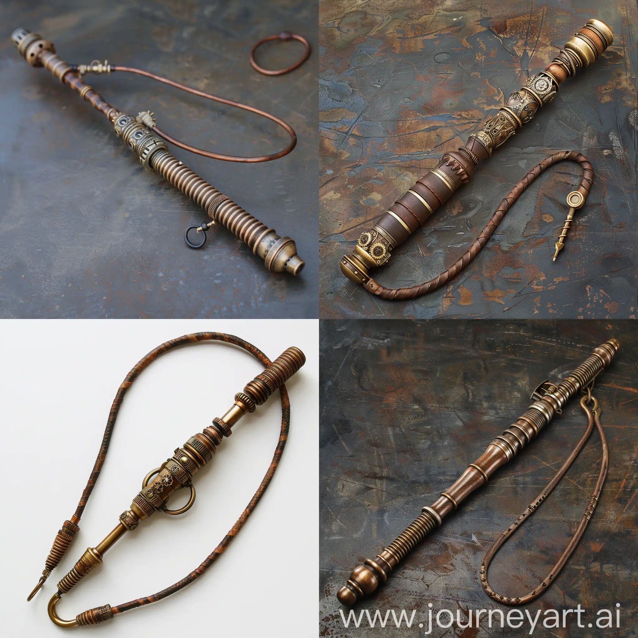 Steampunk-Bullwhip-in-Vintage-Workshop-Setting