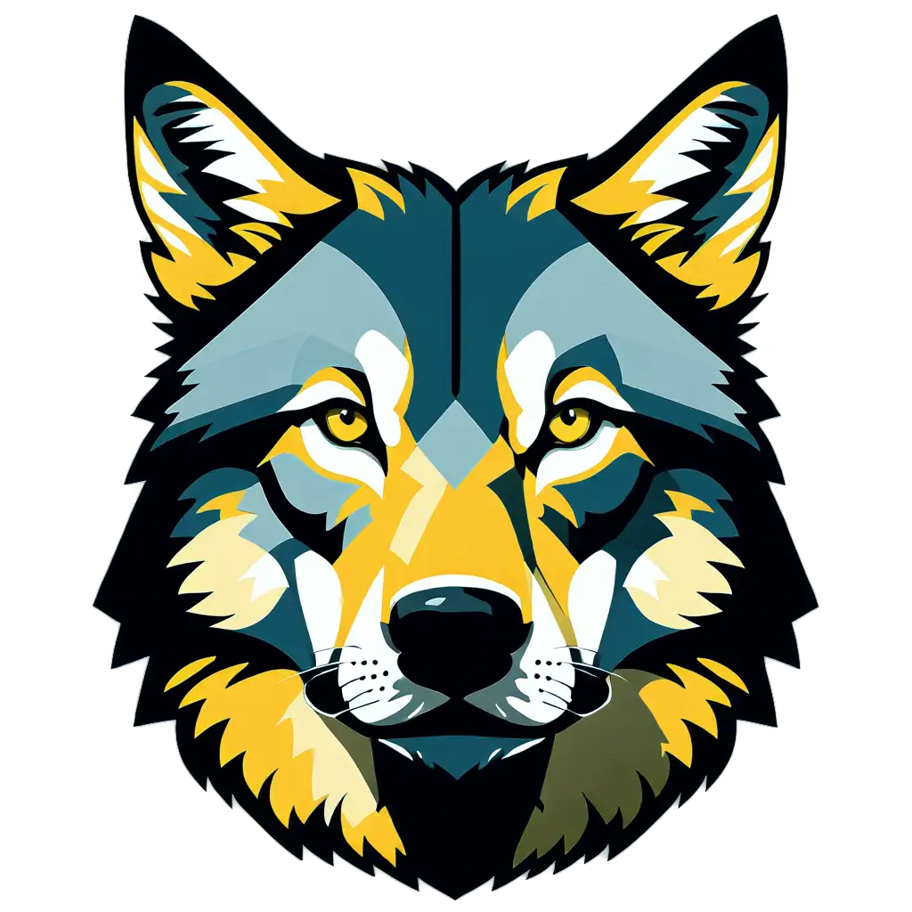 Exquisite-Noble-Wolf-Vector-PNG-Elevating-Your-Visual-Content-with-HighQuality-Graphics