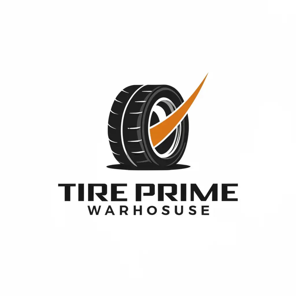 a logo design,with the text "tire prime warehouse", main symbol:tires,Moderate,clear background