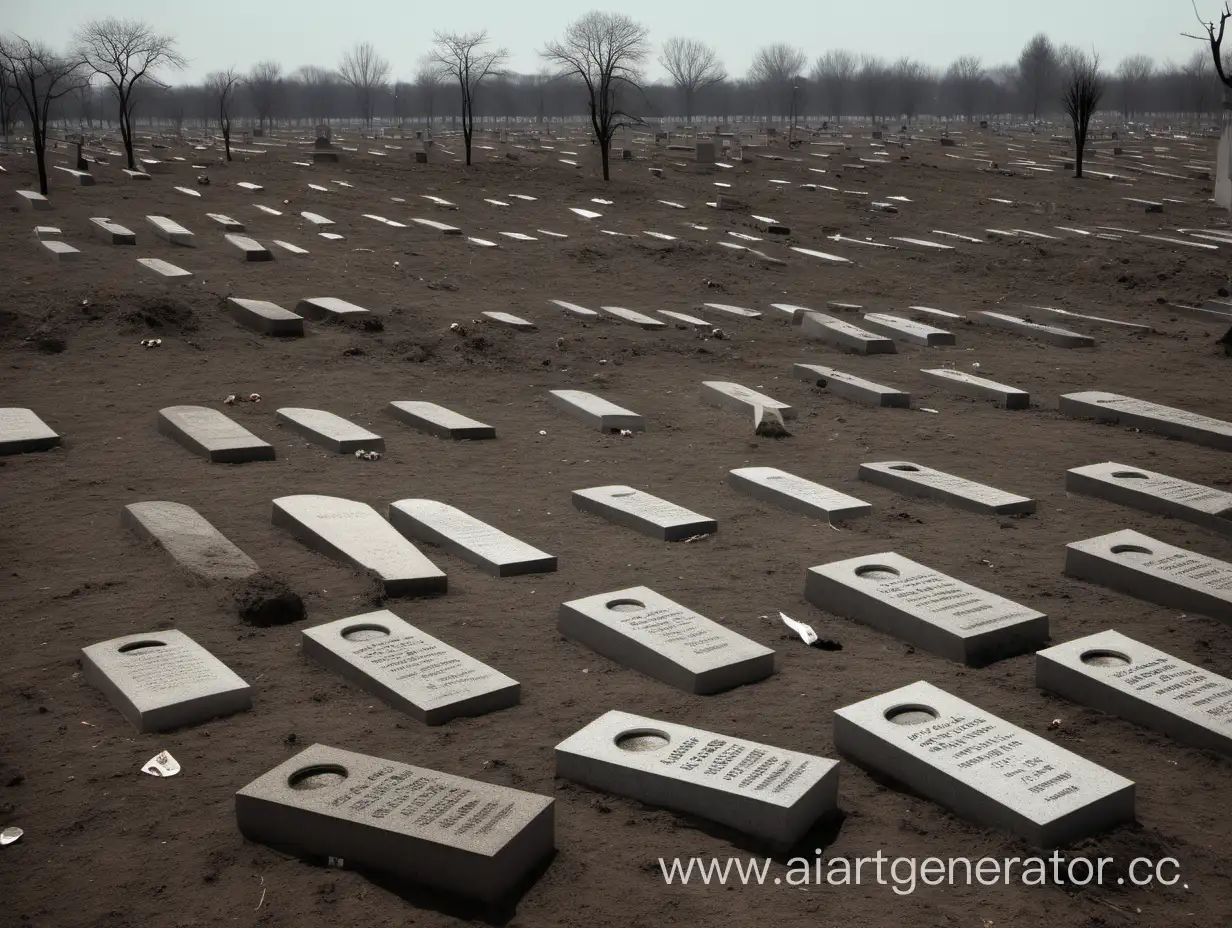 Eerie-Landscape-Desolate-Cemetery-Amidst-Coronavirus-Outbreak