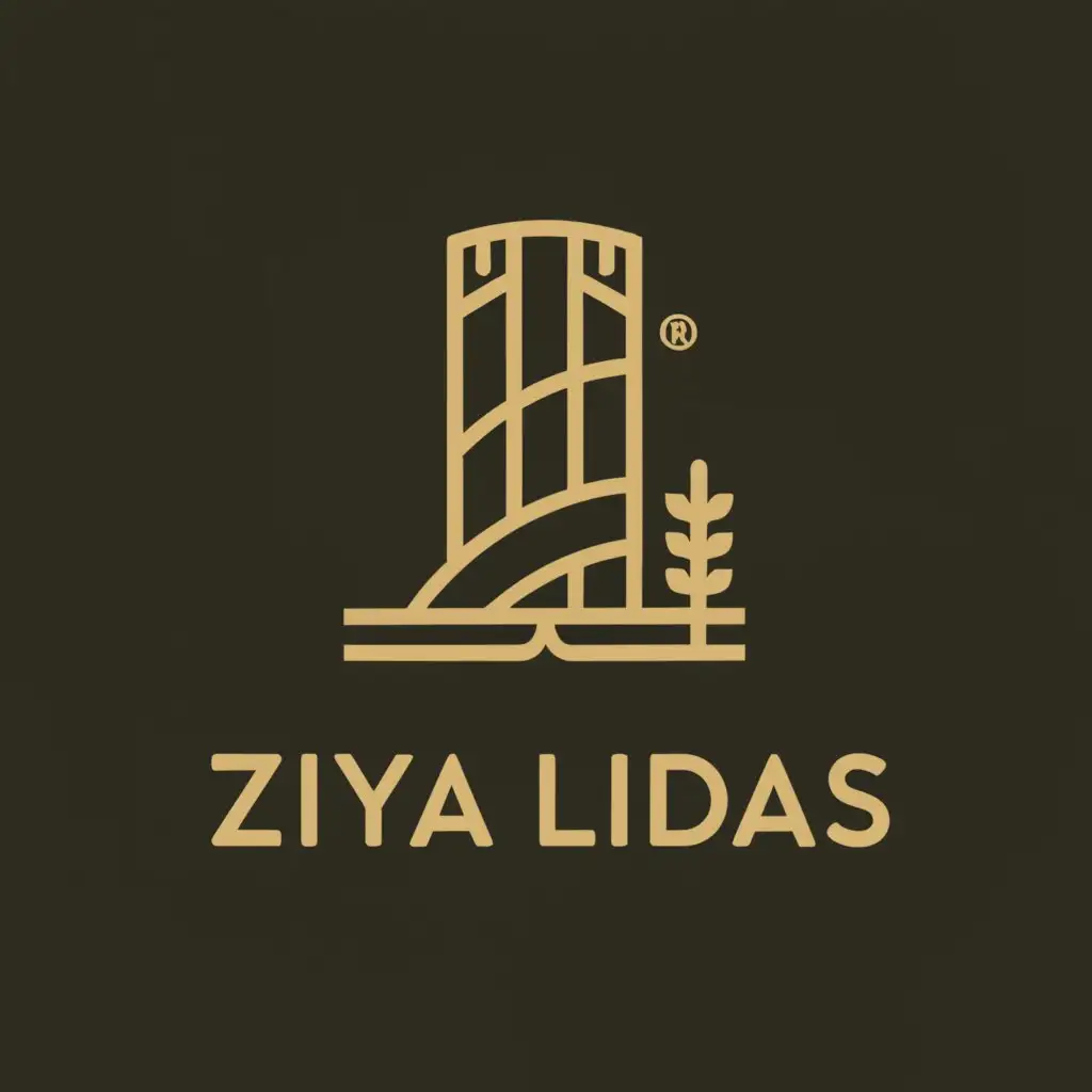 a logo design,with the text "Ziya Lidas", main symbol:Silo,Moderate,clear background