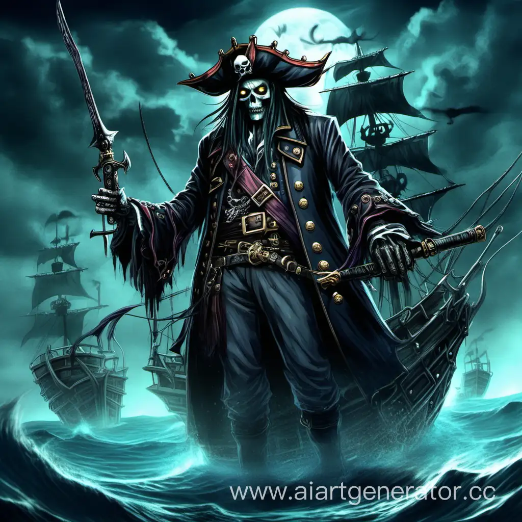 Жуткий король пиратов night spirit
