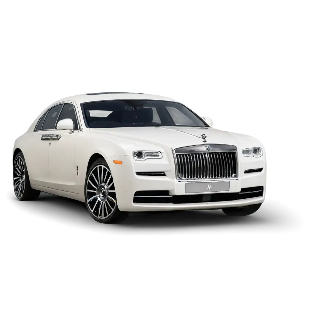 a rolls royce car white colour