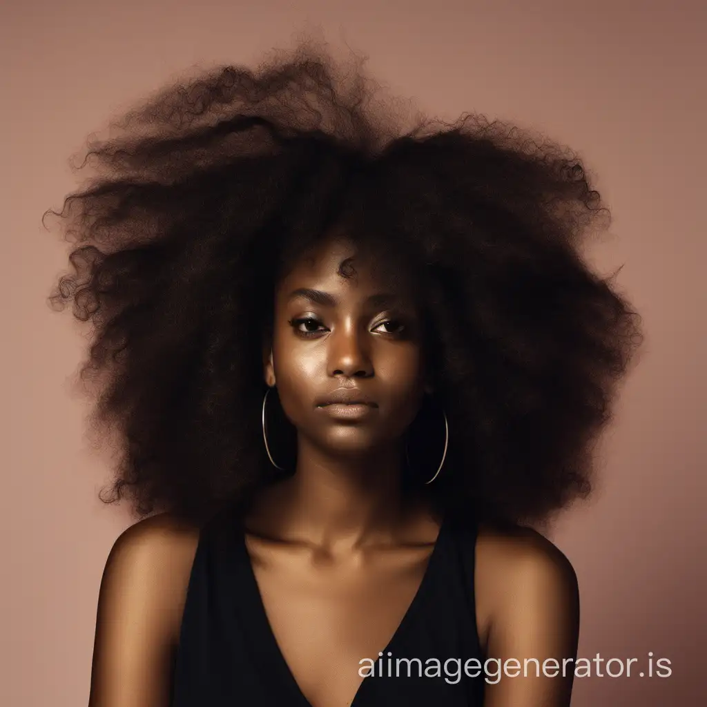 Dreamy-Black-Woman-with-Frizzy-Hair