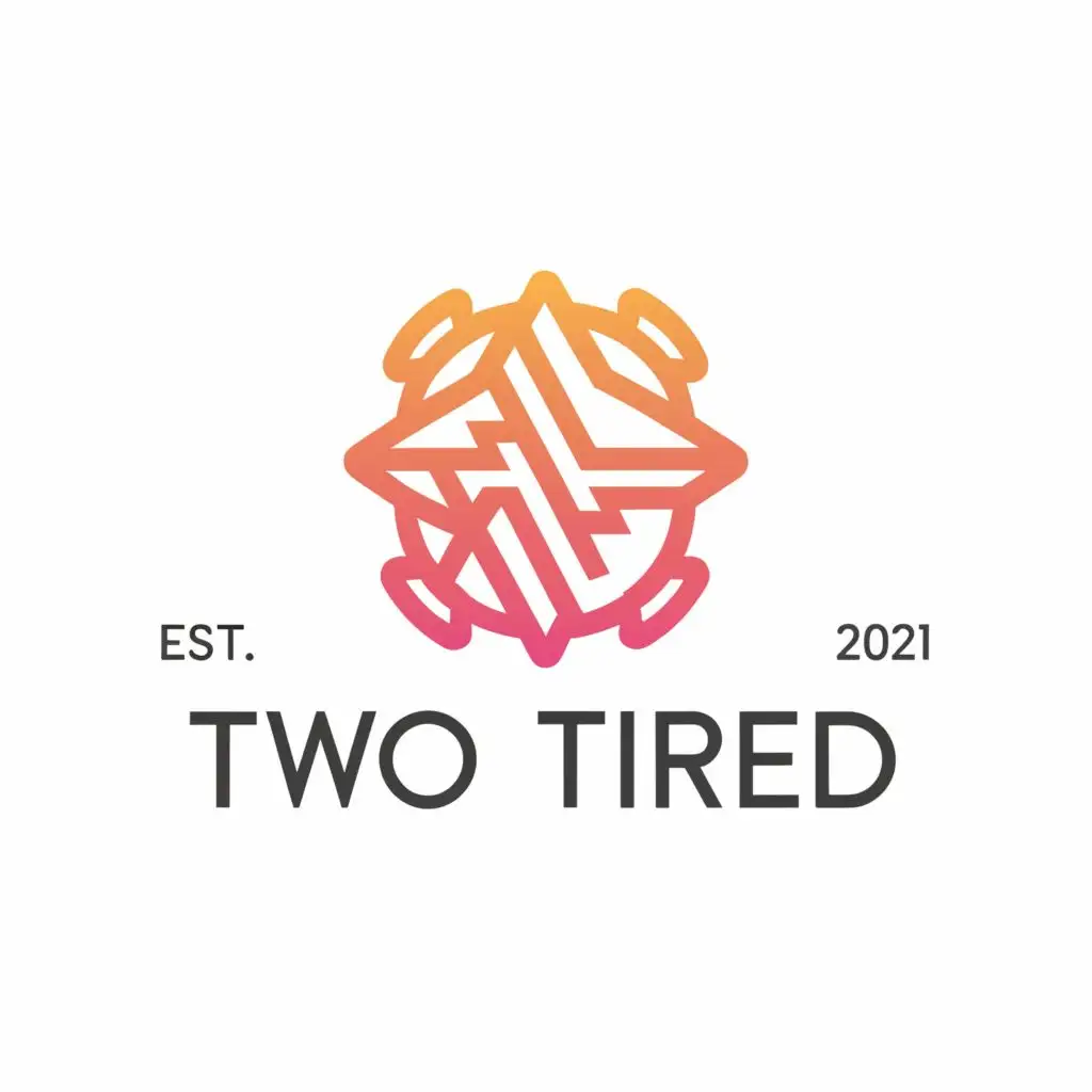 a logo design,with the text "Two Tired", main symbol:Wander of World,complex,be used in Travel industry,clear background