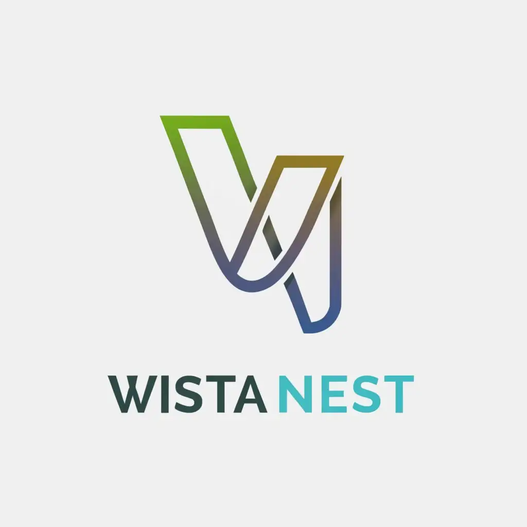 a logo design,with the text "vista nest", main symbol:VNS,Moderate,clear background