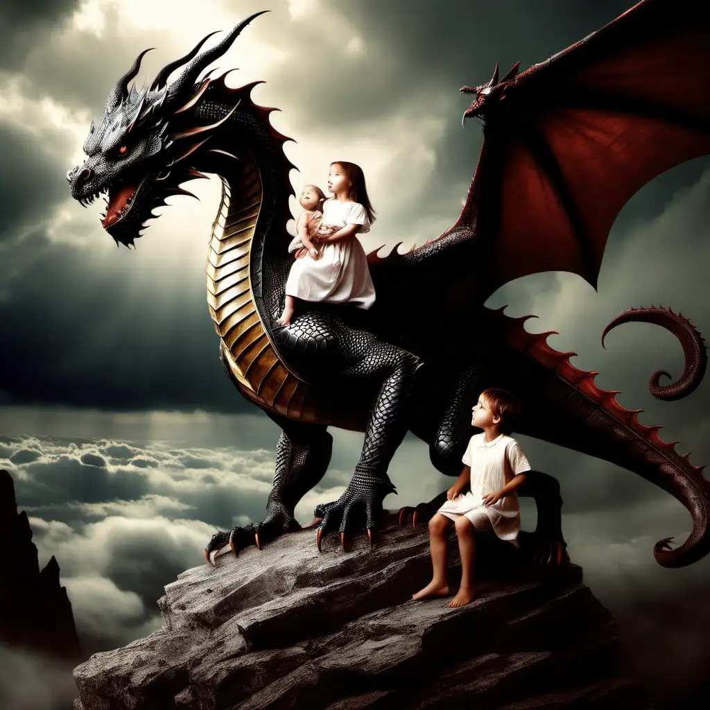 HISTORIA la mujer, el niño y el dragon segun apocalipsis
