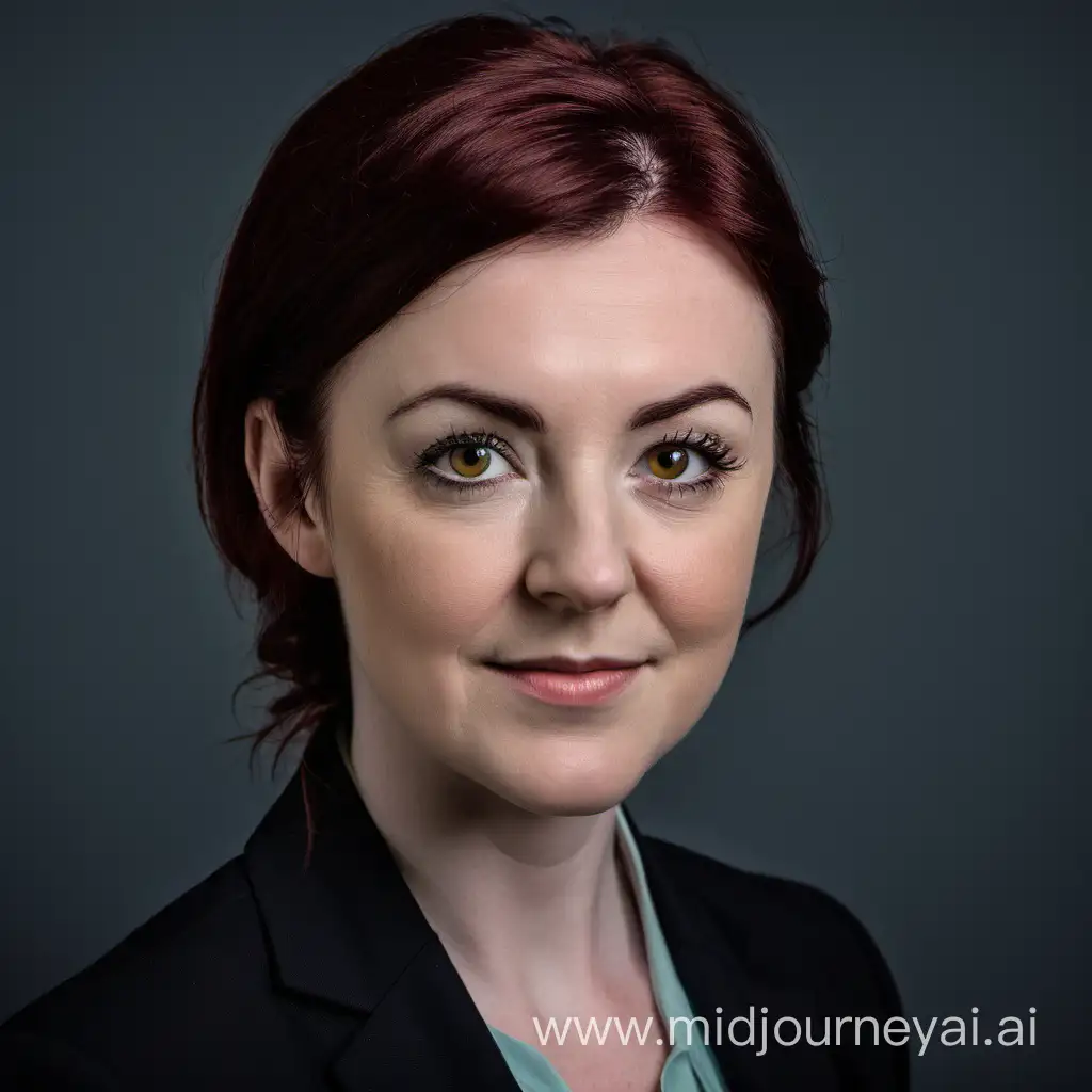 A headshot of an irish female for a professional company
