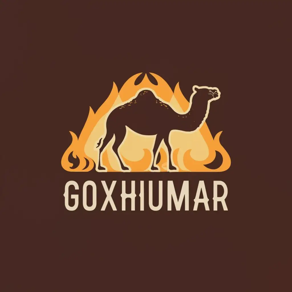 LOGO-Design-For-Goxhumar-Elegant-Camel-Barbecue-Theme-with-Typography