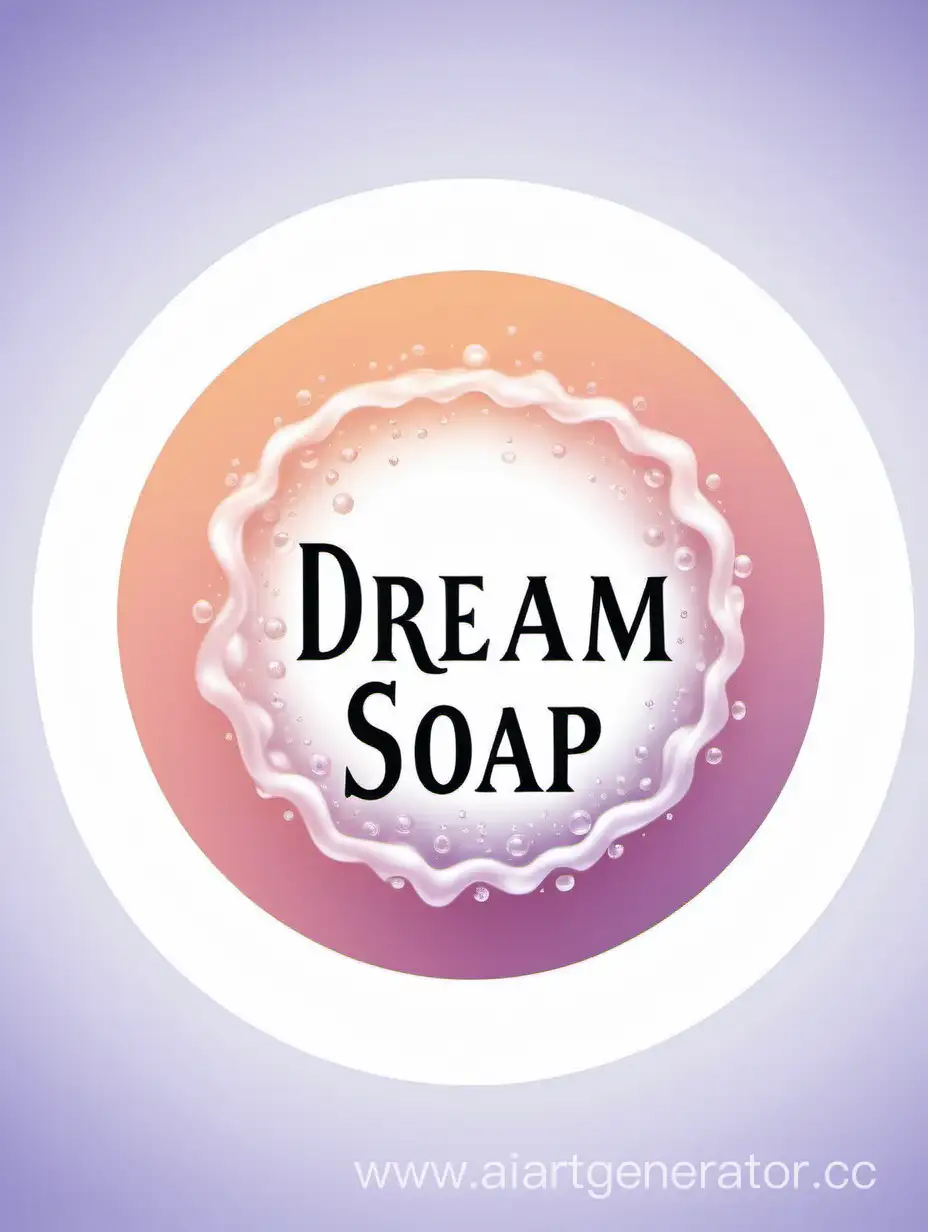 Dream soap логотип в кругу