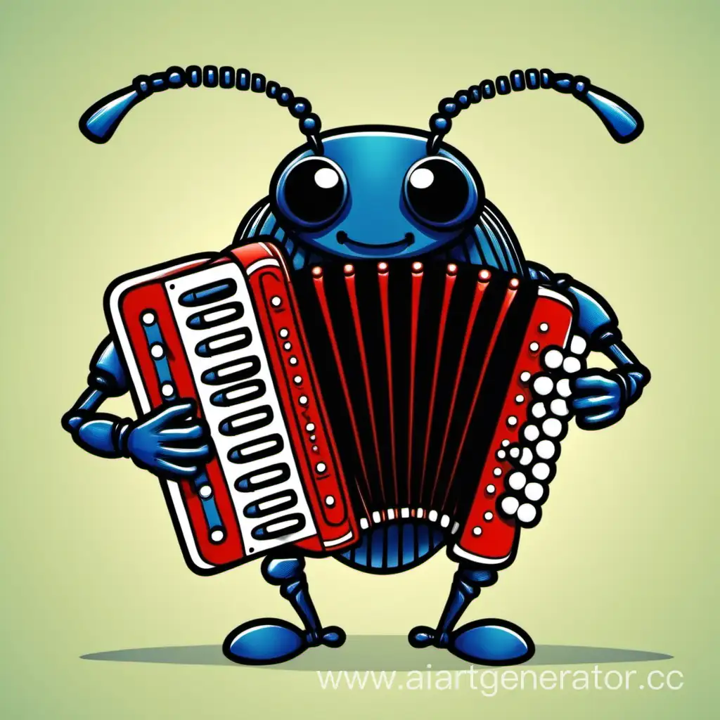 Beetle-Playing-Accordion-Colorful-Insect-Musically-Entertains-with-Musical-Instrument