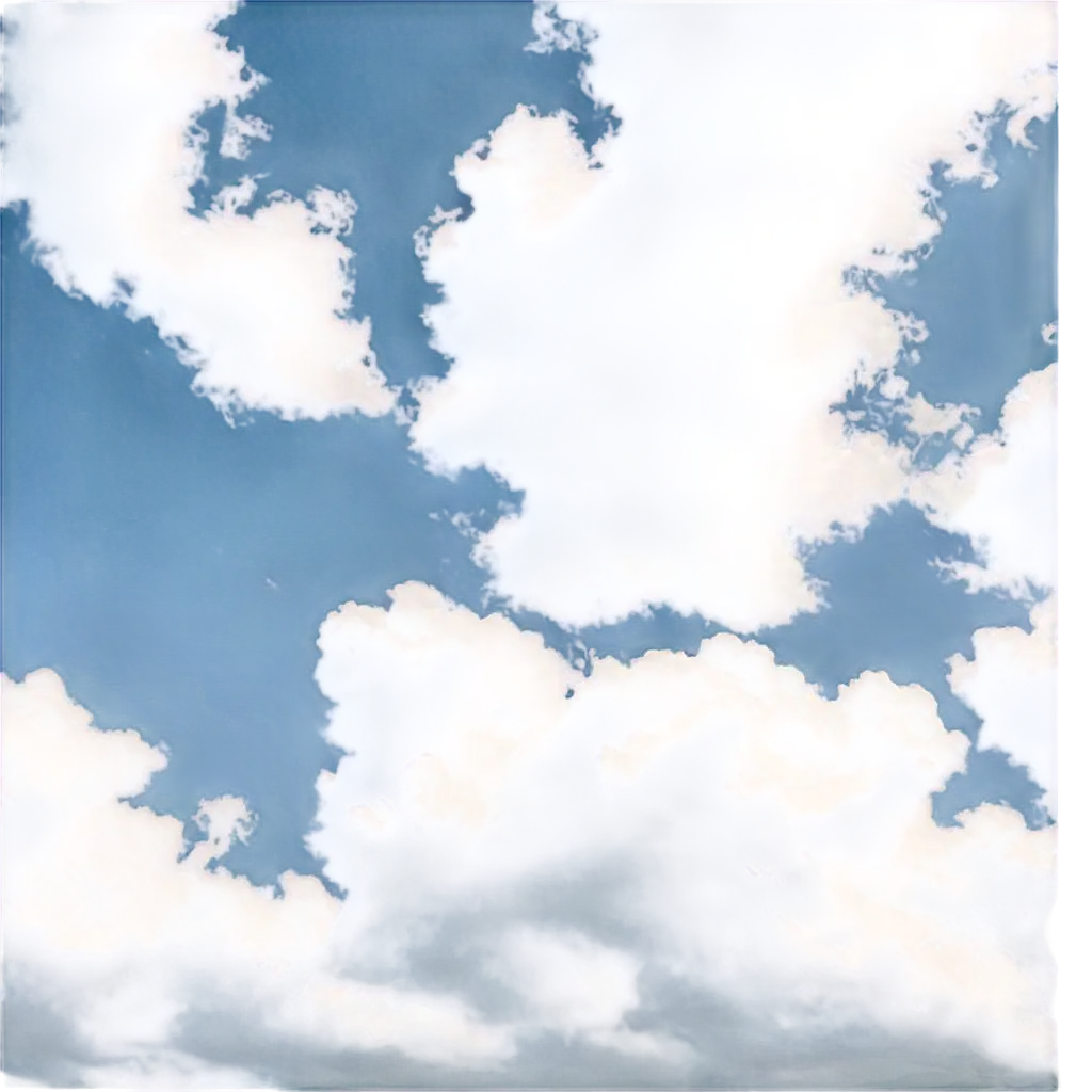 blue sky with white clouds with moderate rainfall
