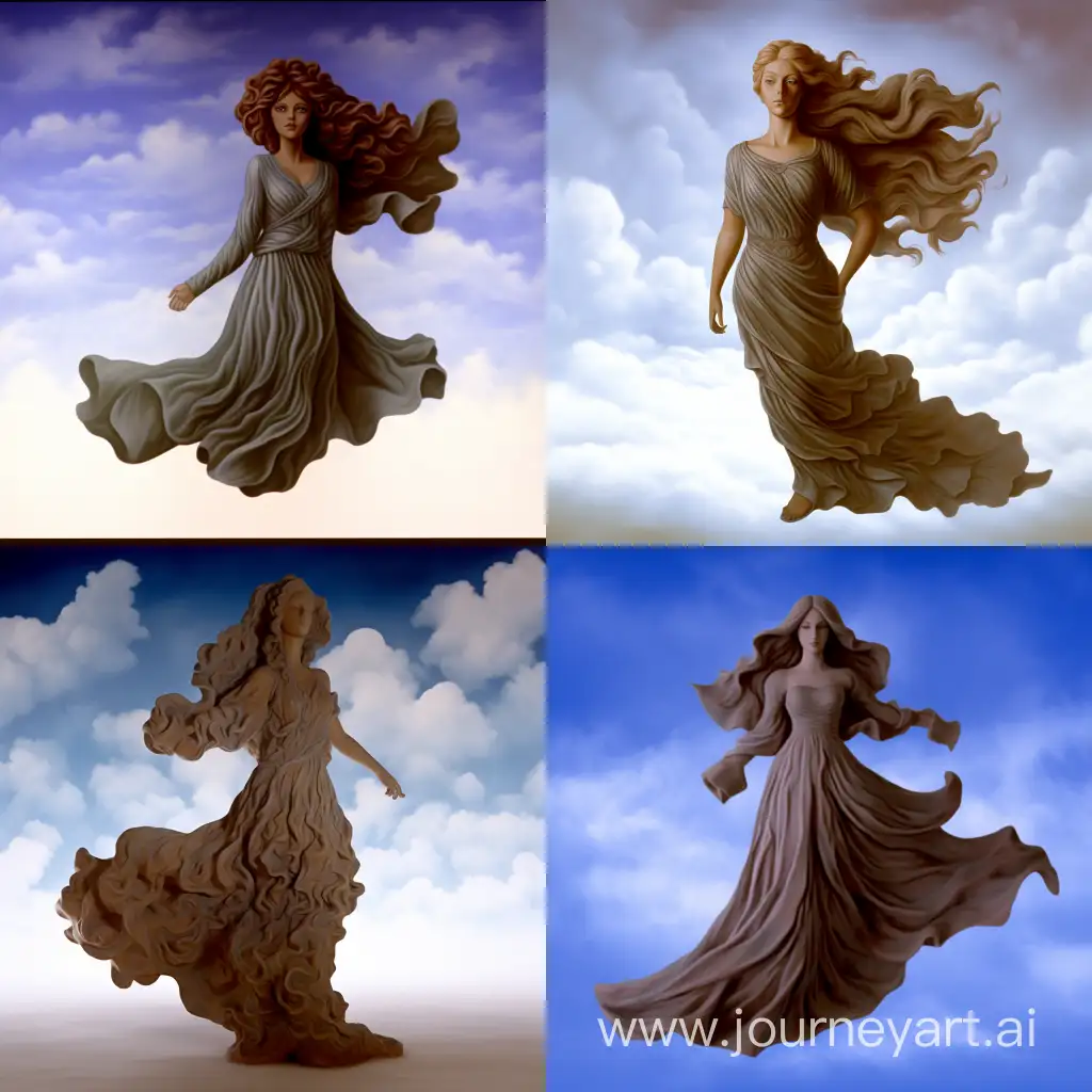 Ethereal-Cloud-Sculpture-Beautiful-Woman-in-Dynamic-Movement
