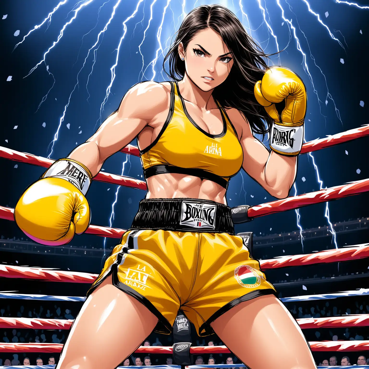 Maria La Foudre Alvarez The Electric Boxing Champion