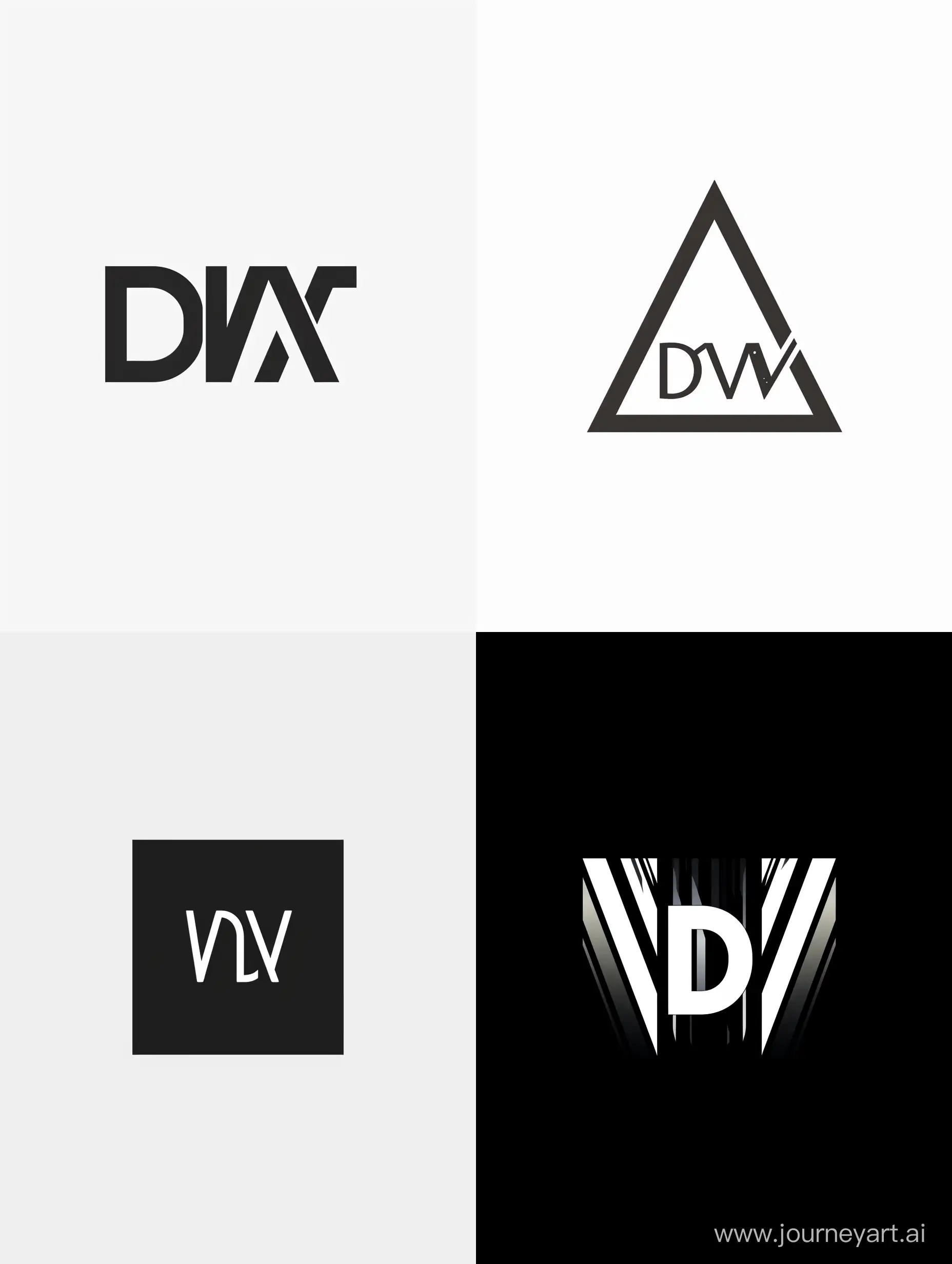 Logo dari tulisan " DW "