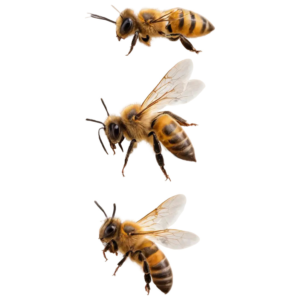 Stunning-PNG-Image-of-a-Honey-Bee-Enhancing-Visuals-with-HighQuality-Format