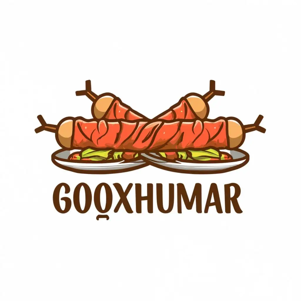 LOGO-Design-For-Goxhumar-Succulent-Kebabs-with-Stylish-Typography-for-the-Restaurant-Industry