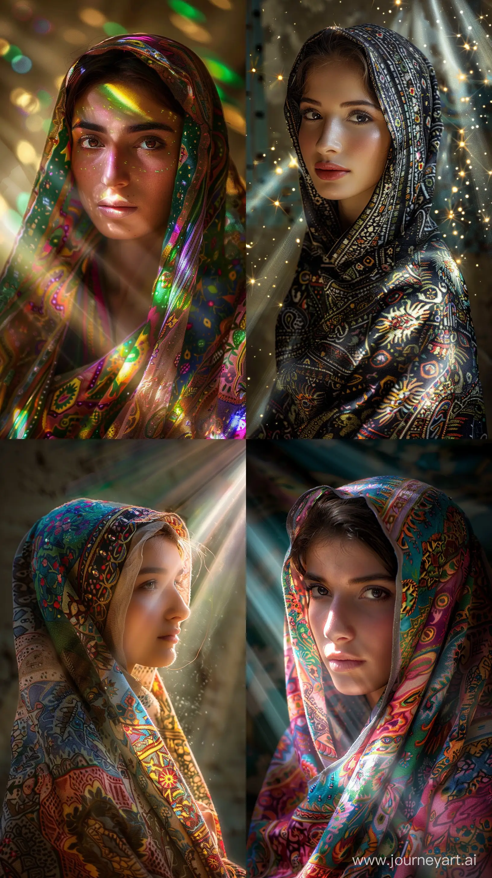 Graceful-Tajik-Woman-in-Traditional-Dress-Under-Sunlight-Rays