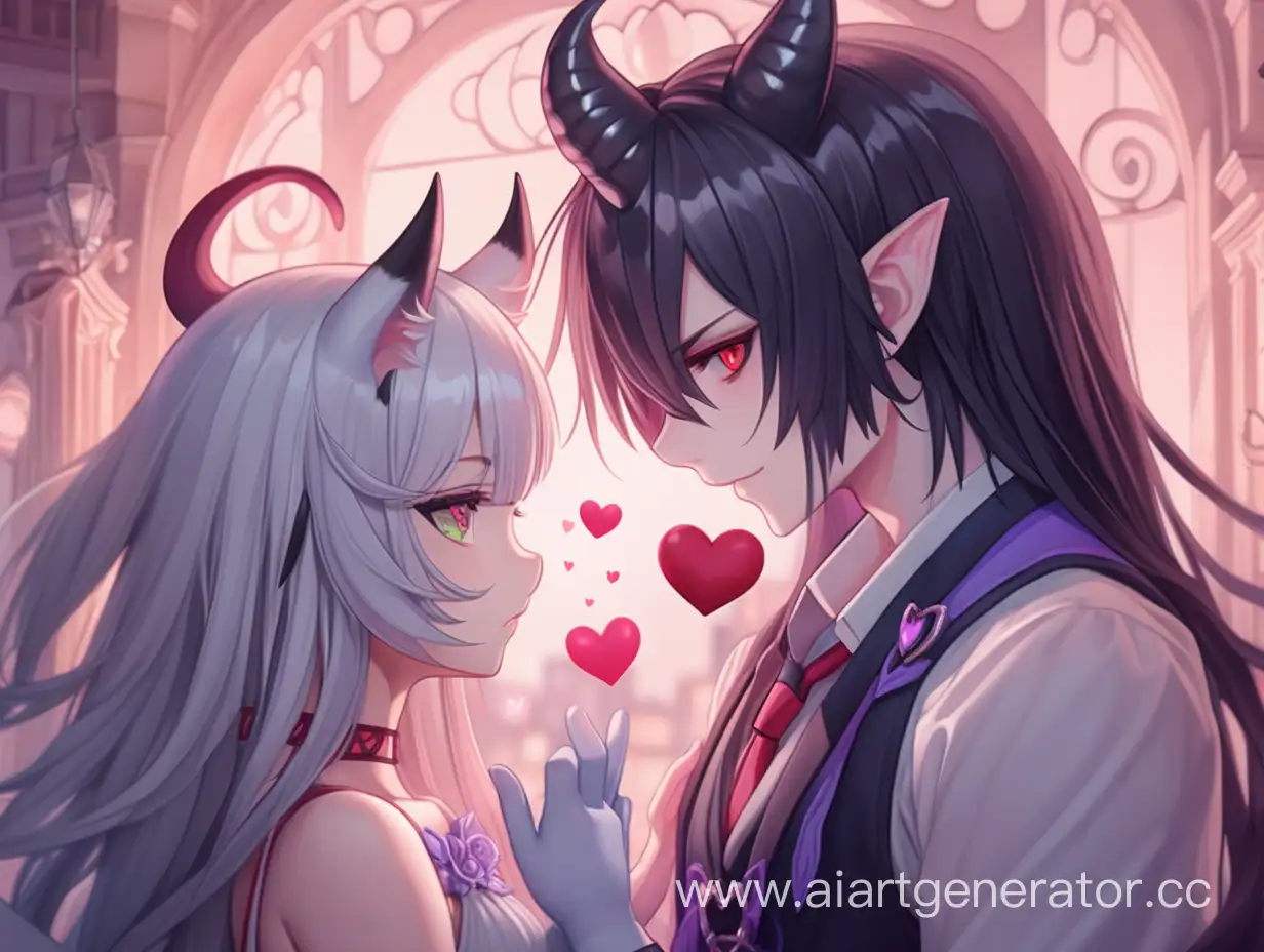 Adorable-Demons-Love-for-Cat-Girl