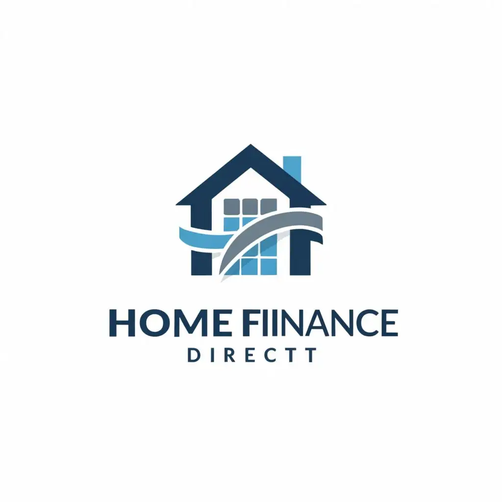 a logo design,with the text "Home Finance Direct'", main symbol:UK-based mortgage company,Moderate,clear background