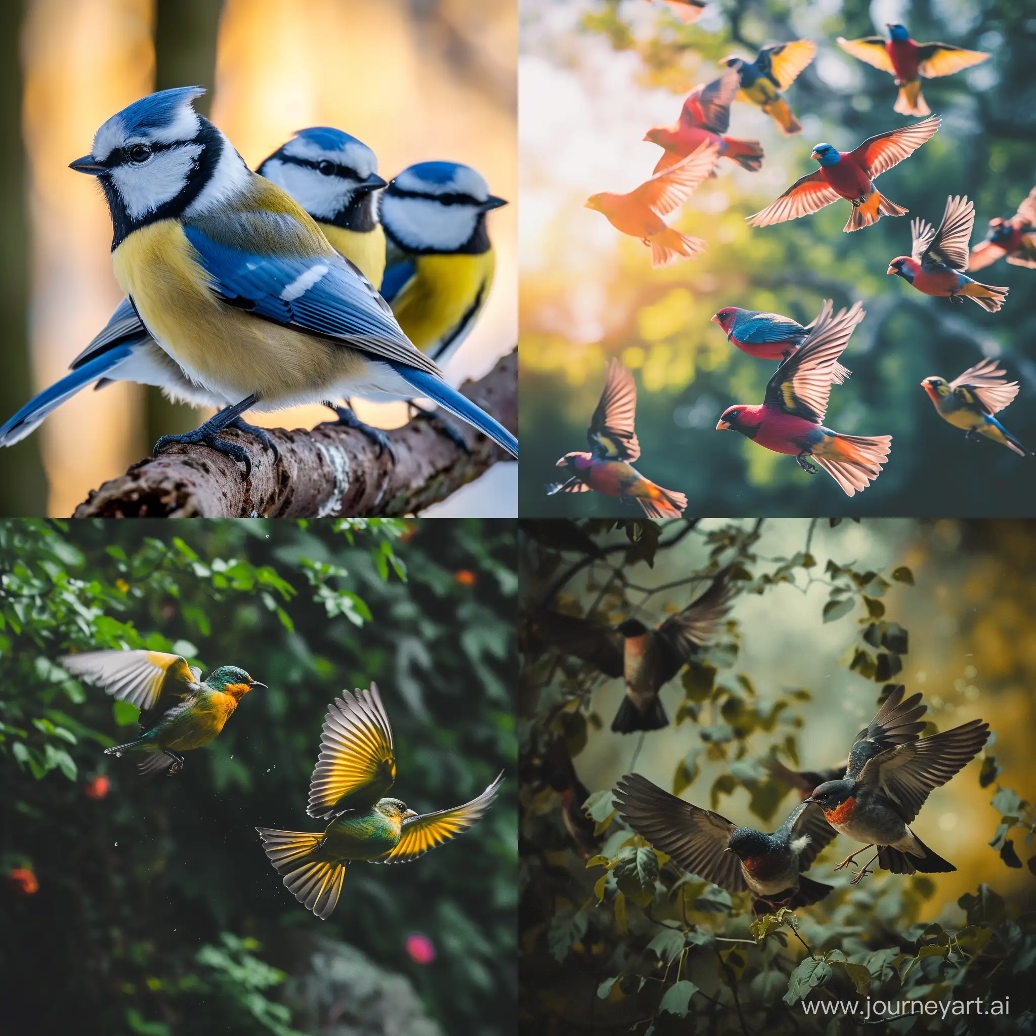 5K picture of birds